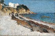 John Singer Sargent Beach Scene oil painting